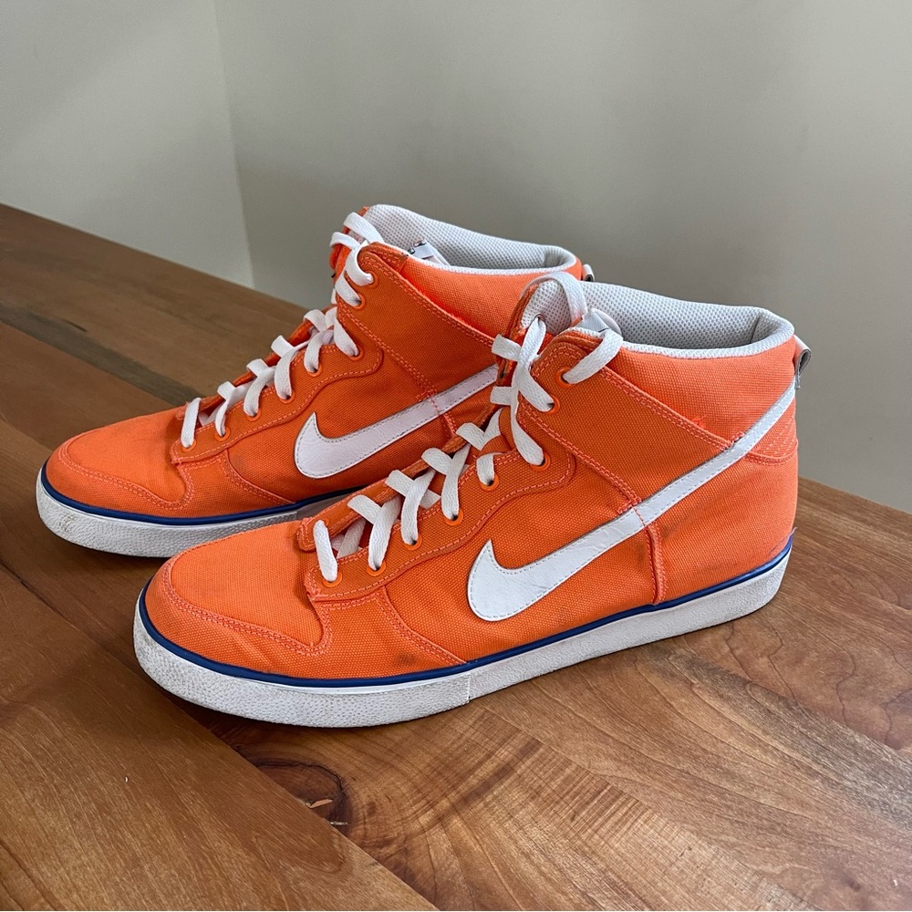 Nike Dunk Hi AC Netherlands FIFA World Cup Men's US 13 Orange White 2010 3982638